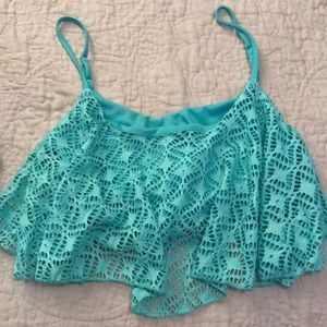 Brand new turquoise crop top - brand new